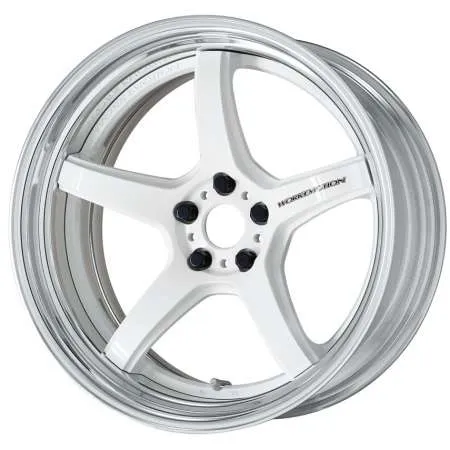 Work Emotion T5R 2P Wheel (Full Reverse) / 18x10 / +57 ~ -7 / (A-Disk) White (WHT)