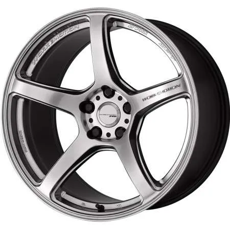 Work Emotion T5R Wheel / 17x7.0 / 4x100 / +43 / (Semi Concave) Glow Silver (GSL)