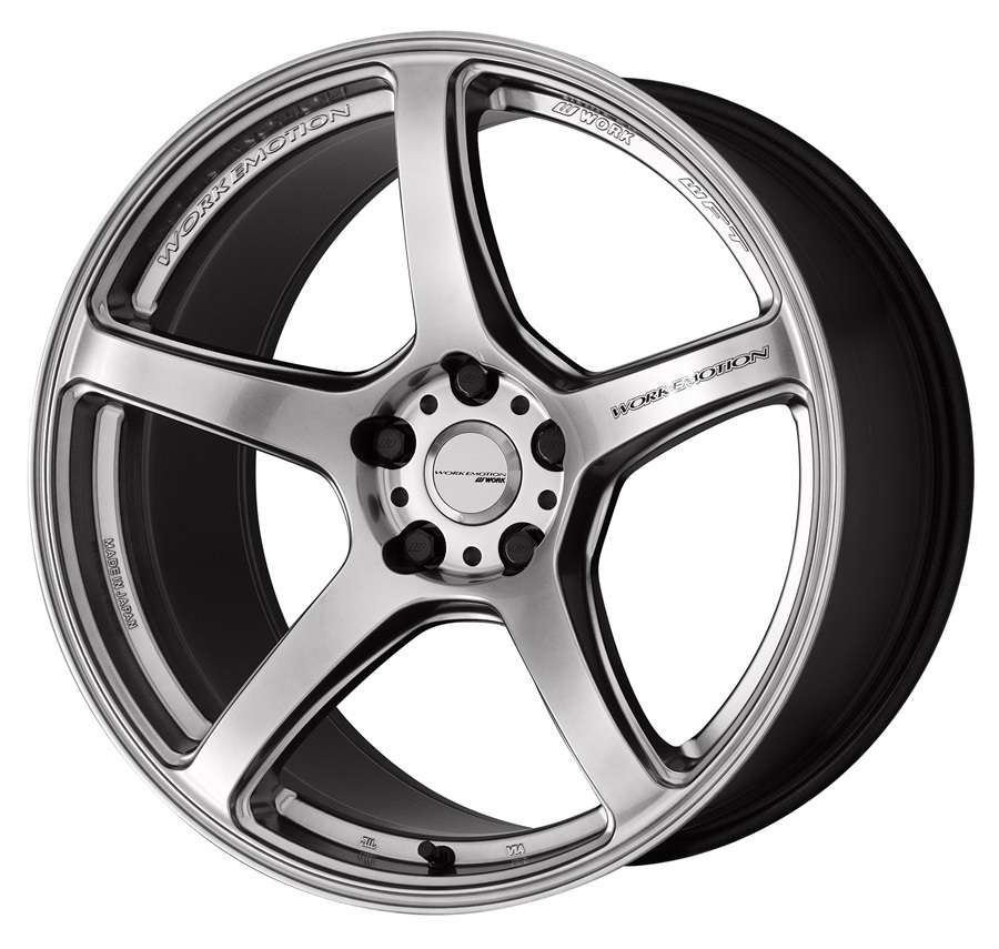 WORK Emotion T5R 17x7.0 5x114.3 +53 (Semi Concave) Glow Silver (GSL ...