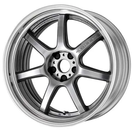 Work Emotion T7R 2P Wheel (Full Reverse) / 18x10 / +55 ~ -7 / (A-Disk) Glim Silver (GTS)