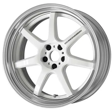 Work Emotion T7R 2P Wheel (Full Reverse) / 18x10 / +55 ~ -7 / (A-Disk) White (WHT)