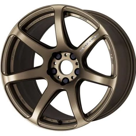 Work Emotion T7R Wheel / 15x5.0 / 4x100 / +45 Ash Titanium (AHG)