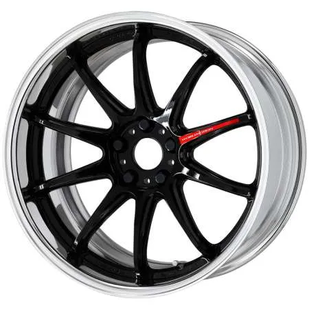 Work Emotion ZR10 2P Wheel (Full Reverse) / 18x10.0 / +57 ~ -7 / A-Disk / Deep Concave Black (BLK)