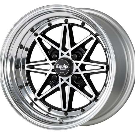 Work Equip 03 Wheel / 14x10.0 / +10 (A-Disk) / 4x100 Black Cut Clear (BP)