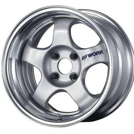 Work Meister S1 2P Wheel / 15x10.0 / +77 ~ -38 / R-Disk Silver (SIL)