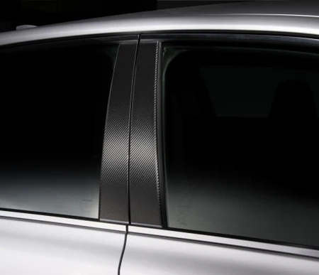 TOM'S Racing Carbon Sheet (B-Pillar) for 2016+ Lexus GSF