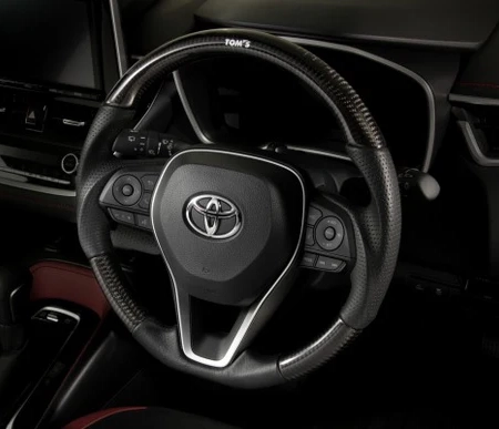TOM'S Racing Carbon Steering Wheel for 2018+ Toyota Camry / 2019+ Toyota Corolla Hatchback