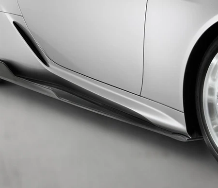 TOM'S Racing Dry Carbon Side Diffuser for 2018+ Lexus LC500, 2021+ LC500 Convertible