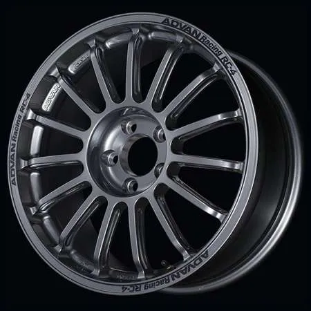 Advan Racing RC-4 18x8 +37mm 5x114.3 Rally Gold Wheel