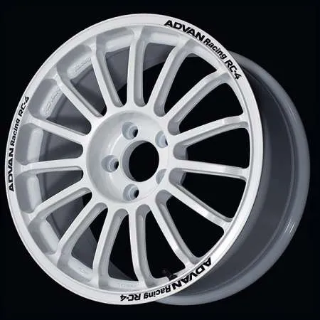 Advan Racing RC-4 18x8 +37mm 5x114.3 Rally Gold Wheel