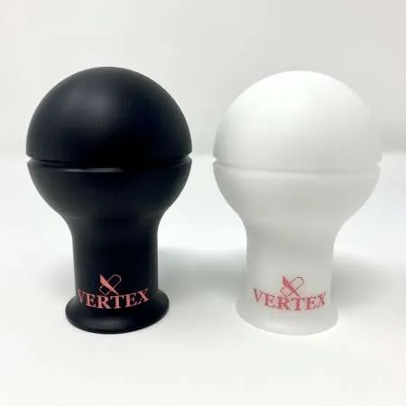 VERTEX Monochrome Shift Knob V2 White w/ Black Logo