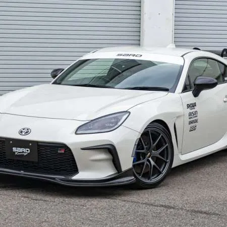 SARD GT1 Front Half Spoiler for GR86 - Carbon (clear painted)