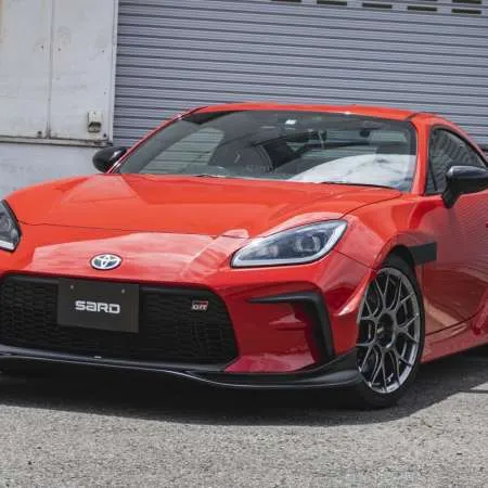 SARD GT1 Front Half Spoiler for GR86 - FRP matte black (painted)