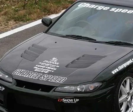 ChargeSpeed Silvia S15 Bonnet with Duct TYPE-2 FRP