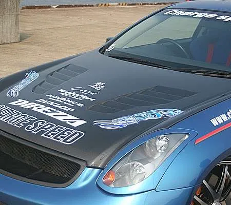ChargeSpeed Skyline COUPE CPV35 bonnet with duct Carbon
