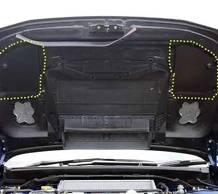 ChargeSpeed WRX STI/S4 VA# Bonnet Rain Cover FRP Black Gel