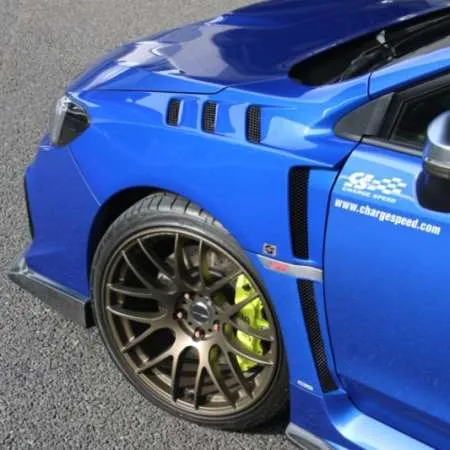 ChargeSpeed WRX STI/S4 VA# Front fender with duct, normal size, Carbon