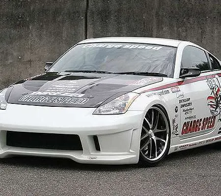 ChargeSpeed Fairlady Z Z33 3-piece set (front TYPE-2, side, rear) FRP