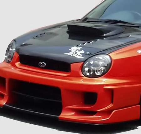 ChargeSpeed Impreza GD# A/B Front Bumper TYPE-2 Carbon Center Flap