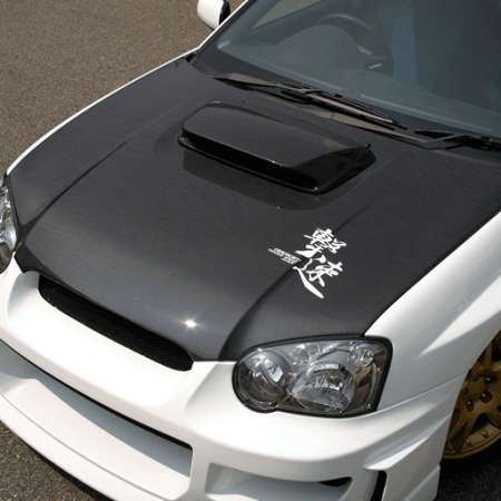 ChargeSpeed Impreza GD# C/D/E Bonnet Air Duct STI Genuine Type FRP