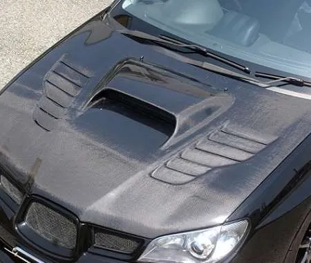 ChargeSpeed Impreza GD# F/G Bonnet with duct (Carbon) TYPE-2 Carbon