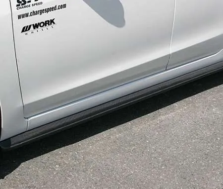 ChargeSpeed Impreza Sport 5door GP6/7 D/E Side Bottom Line (Cars without genuine side steps) Carbon