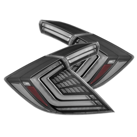 AlphaRex 16-21 Honda Civic Hatchback / Type-R FK8 Nova-Series LED Tail Lights - Black