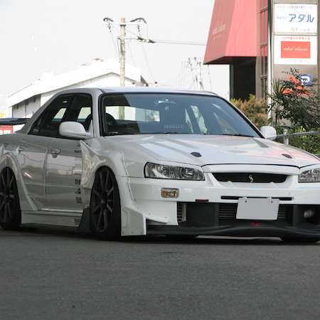 URAS Type GT Fender Kit - Skyline R34 ER34 Coupe