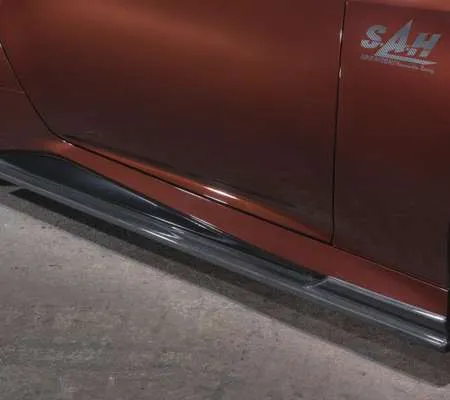 ASM RZ34 Side Spoiler (Wet CF) - Nissan Z