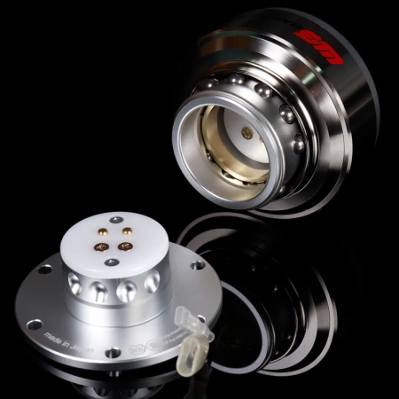 Works Bell Rapfix II Steering Wheel Quick Release - Silver