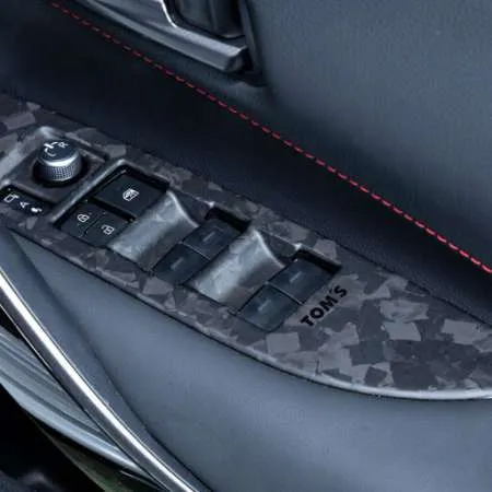 TOM'S Racing Door Switch Panel Dry Carbon Toyota GR Corolla