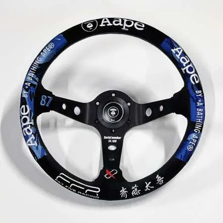 VERTEX x APE x FFR Steering Wheel Suede