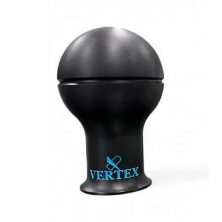 VERTEX Monochrome Shift Knob; Black with Vertea Blue Logo
