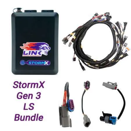 Link Gen3 LS Cable Throttle Bundle: G4X Storm ECU + LS Engine Harness bundle