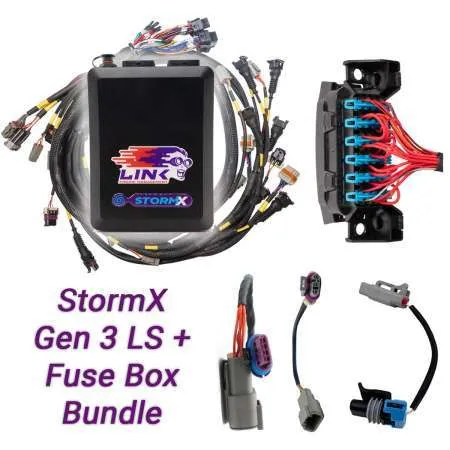 Link Gen3 LS Bundle - G4X Storm ECU + LS Engine Harness + Fuse Box bundle