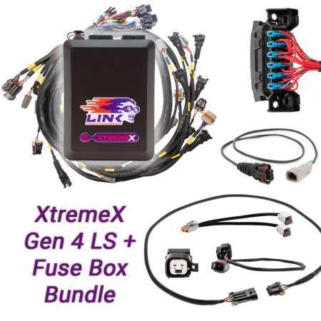 Link Gen4 LS Drive-By-Wire & Fuse Box Bundle: G4X Xtreme ECU + LS Engine Harness bundle