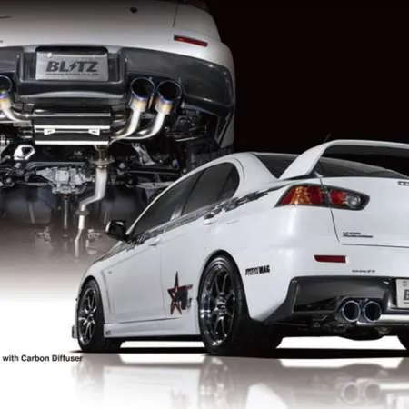 BLITZ AERO SPEED R-CONCEPT FRP DIFFUSER CZ4A - EVOLUTION X (QUAD ONLY)