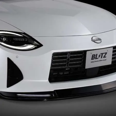 BLITZ AERO SPEED R-CONCEPT CARBON FIBER FRONT LIP SPOILER WITH LED - FAIRLADY Z - RZ34