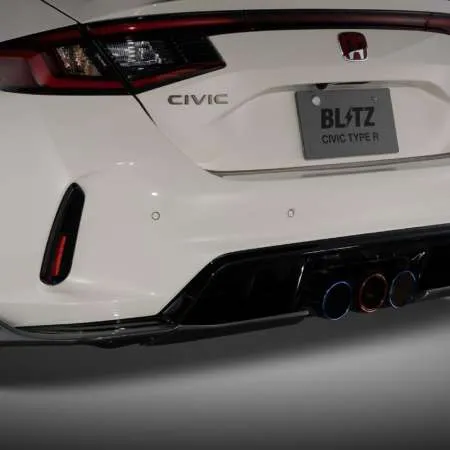 BLITZ AERO SPEED R-CONCEPT REAR SIDE DIFFUSER CFRP UNPAINTED - HONDA CIVIC TYPE R FL5 K20C