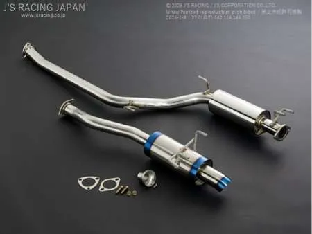 Js Racing Rear Diffuser Fd2 J'S RACING Civic FD2 TYPE-R SUS Exhaust Plus 60RS | First Gear Project