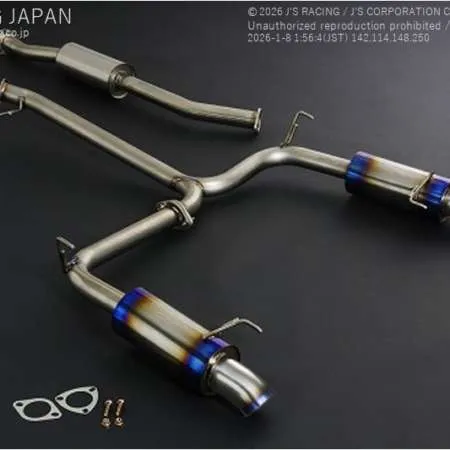 J'S RACING Odyssey RB1-STD SUS Exhaust Plus Dual 60RS