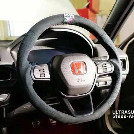 HKS Steering Wheel for FL5 Civic Type-R Ultrasuede