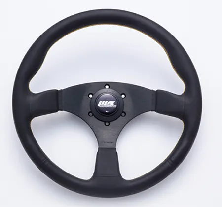 Works Bell Steering Wheel Type III 350 Yellow Stitch