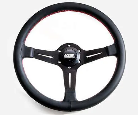 Works Bell Classical Steering Wheel Type 340 Red Stitch